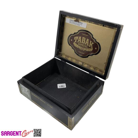 Tabak Especial Robusto Empty Wooden Cigar Box 9x7x3 - Picture 7 of 7